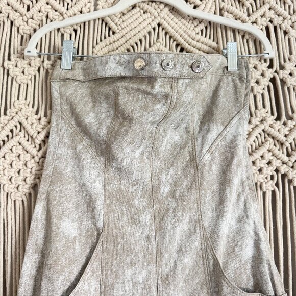 Zara Printed Linen Blend Strapless Jumpsuit NWT Size Small - Picture 5 of 12